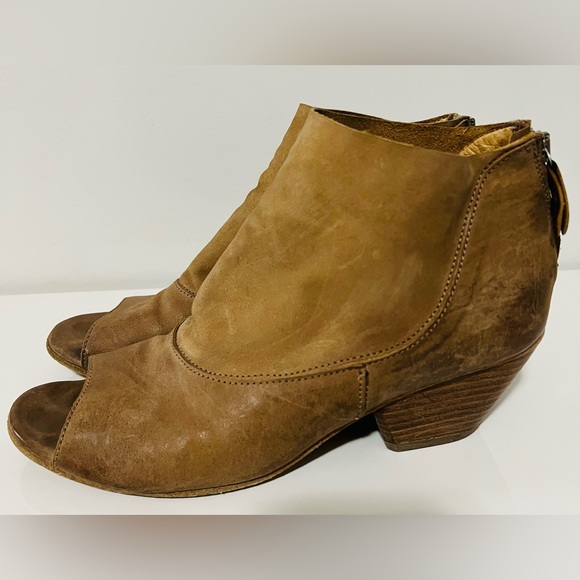 MoMA Open Toe Ankle Boots - Picture 4 of 5